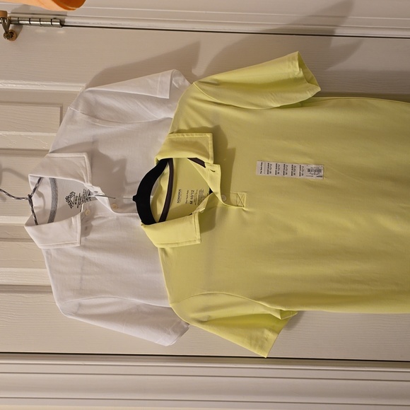 THEREABOUTS WHITE AND SONOMA YELLOW BRANDS BOYS POLOS BOTH SIZE MEDIUM 10/12 - Picture 2 of 9